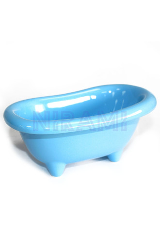 Mini bañeras de cerámica - Celeste