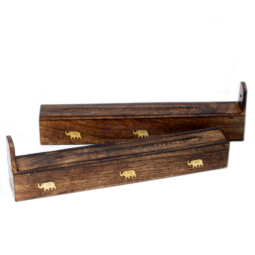 Caja de Incienso de Madera de Mango - Surtido