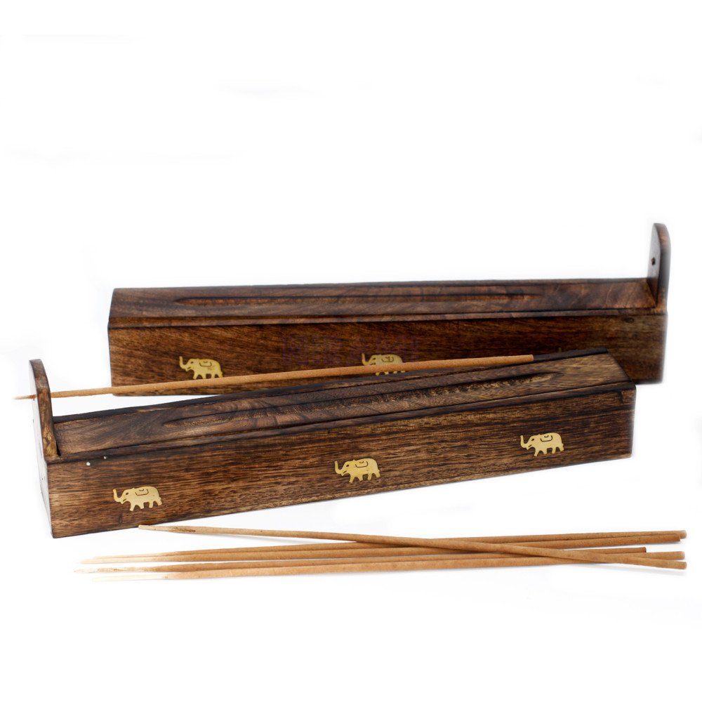 Caja de Incienso de Madera de Mango - Surtido