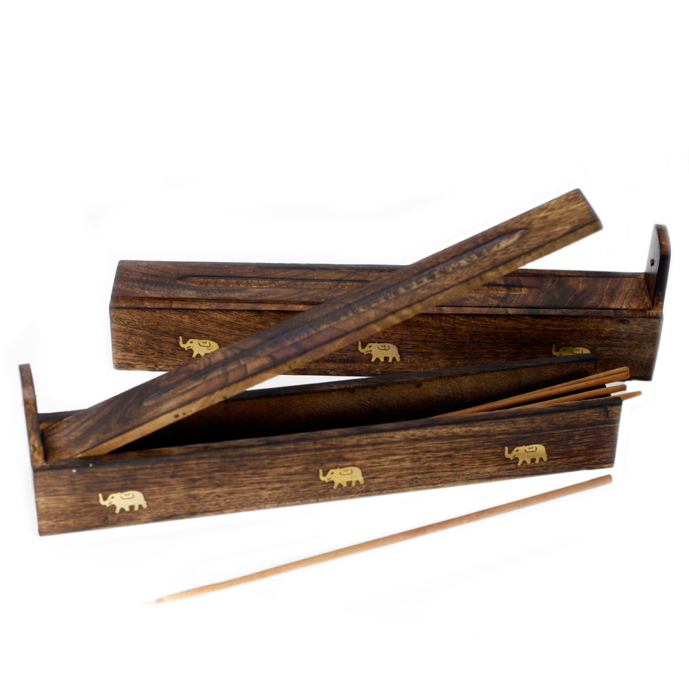 Caja de Incienso de Madera de Mango - Surtido