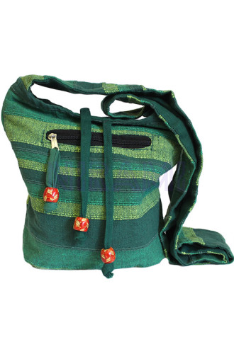 Bolso Bandolera Nepal - Verde Bosque