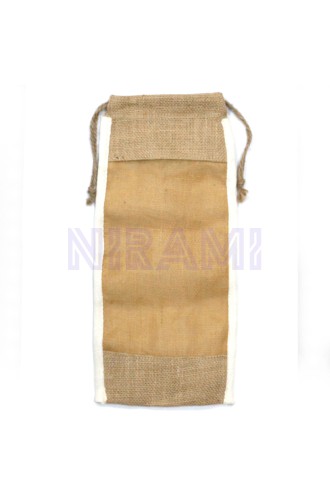 Bolsa Larga de Yute Lavada - 35x15cm