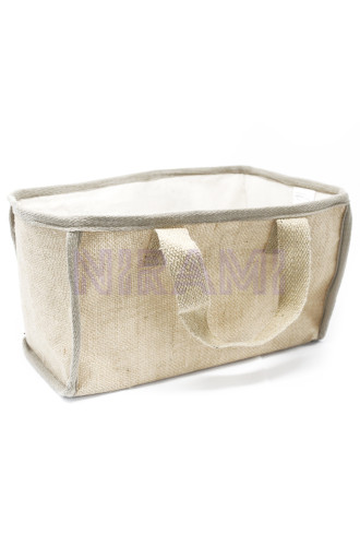 Cesta grande de yute - 33x18x20cm - Natutal