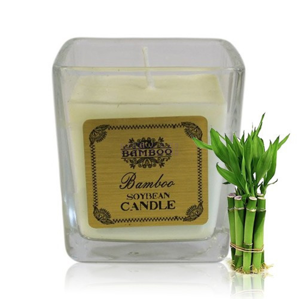 Bambú Vela de Cera de Soja 