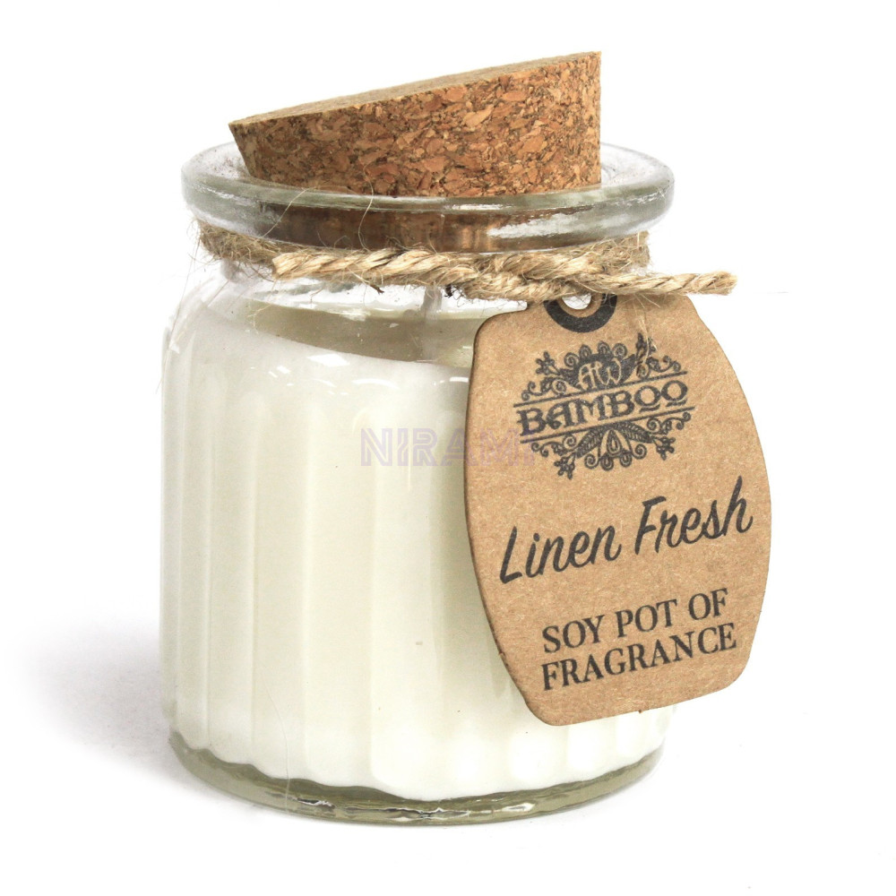 Linen Fresh Soy Pot of Fragrance Candles