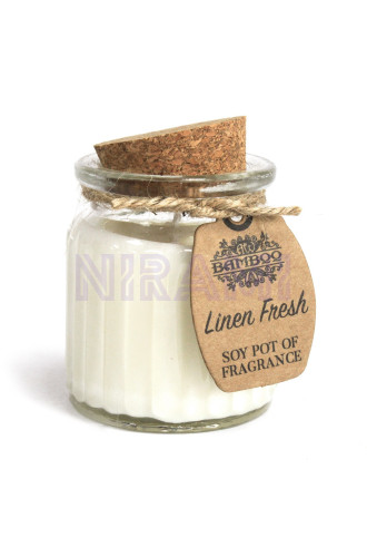 Linen Fresh Soy Pot of Fragrance Candles