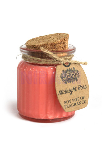 Midnight Rose Soy Pot of Fragrance Candle