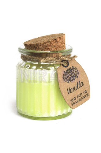Vela de Cera de Soja Tarro - Vanilla