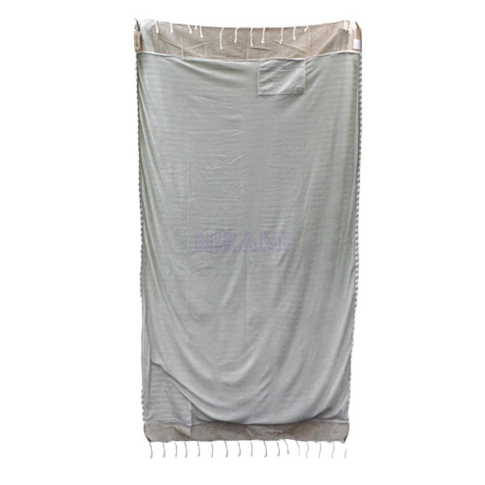 Toalla de Algodón Pareo - 100x180 cm - Arena Cálido