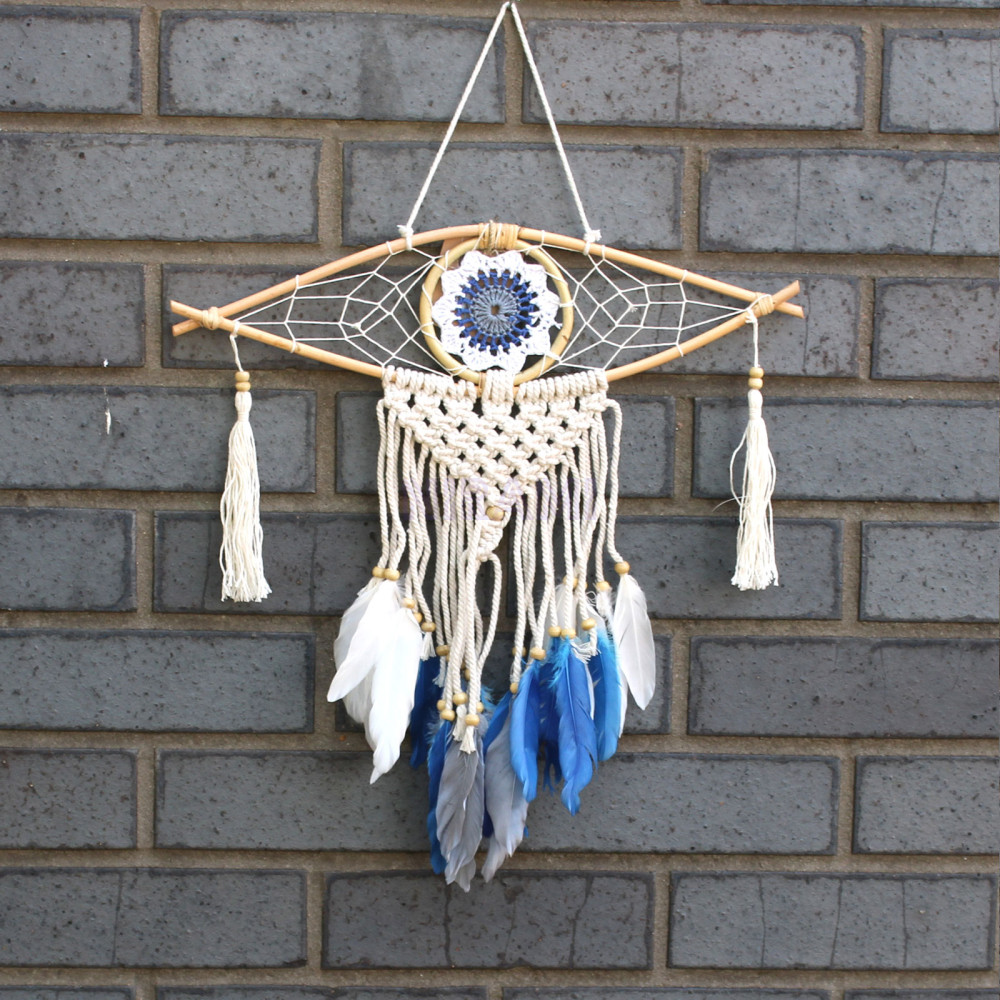 Protection dreamcatcher - Sm Macrame Eye Assorted Colours