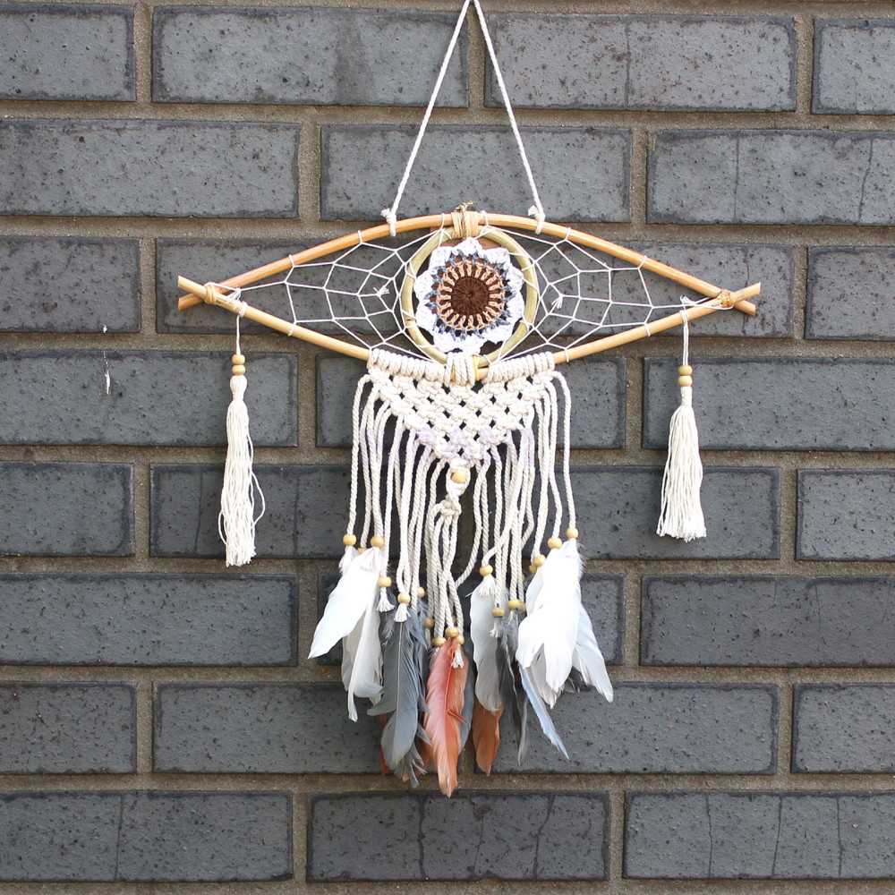 Protection dreamcatcher - Sm Macrame Eye Assorted Colours