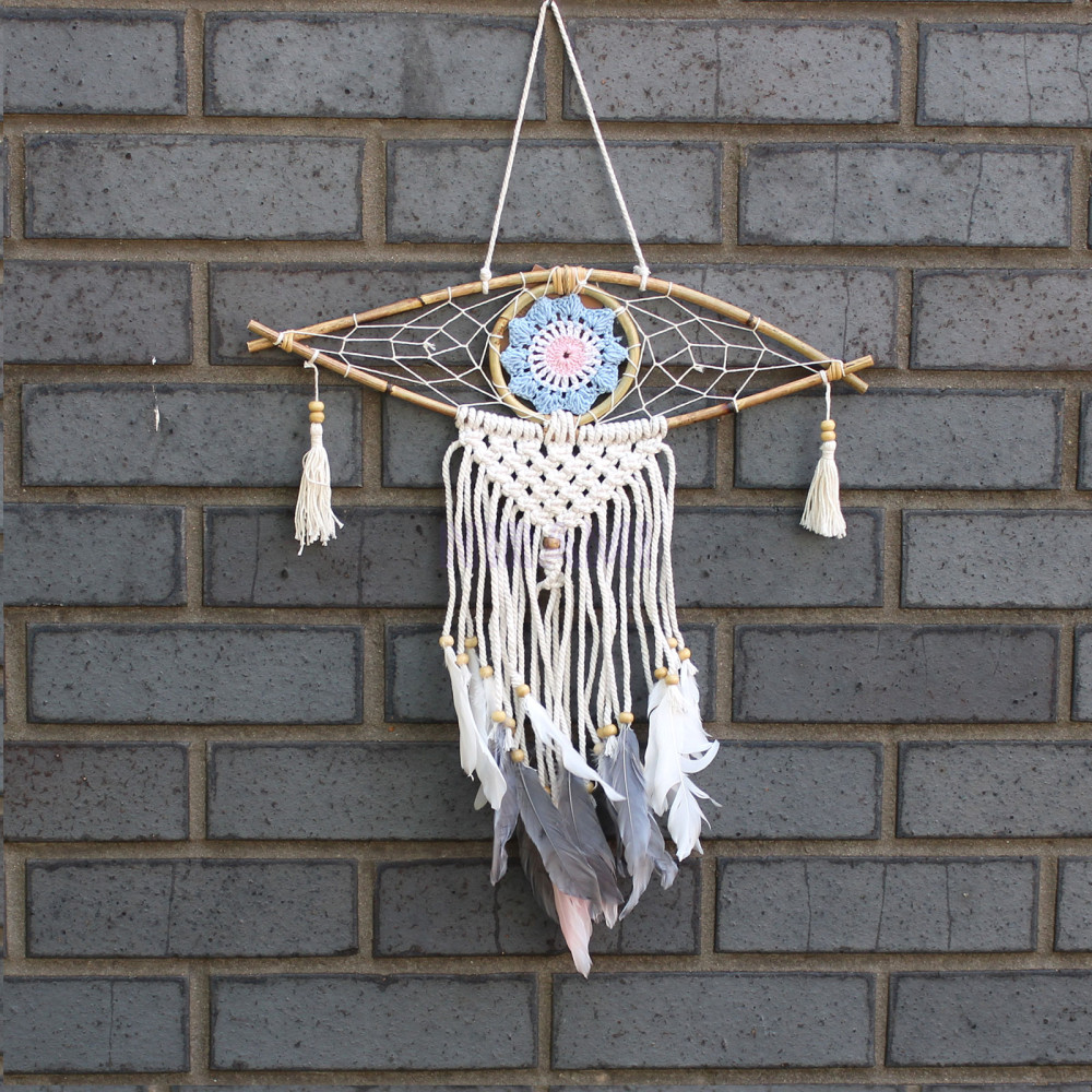 Protection dreamcatcher - Sm Macrame Eye Assorted Colours