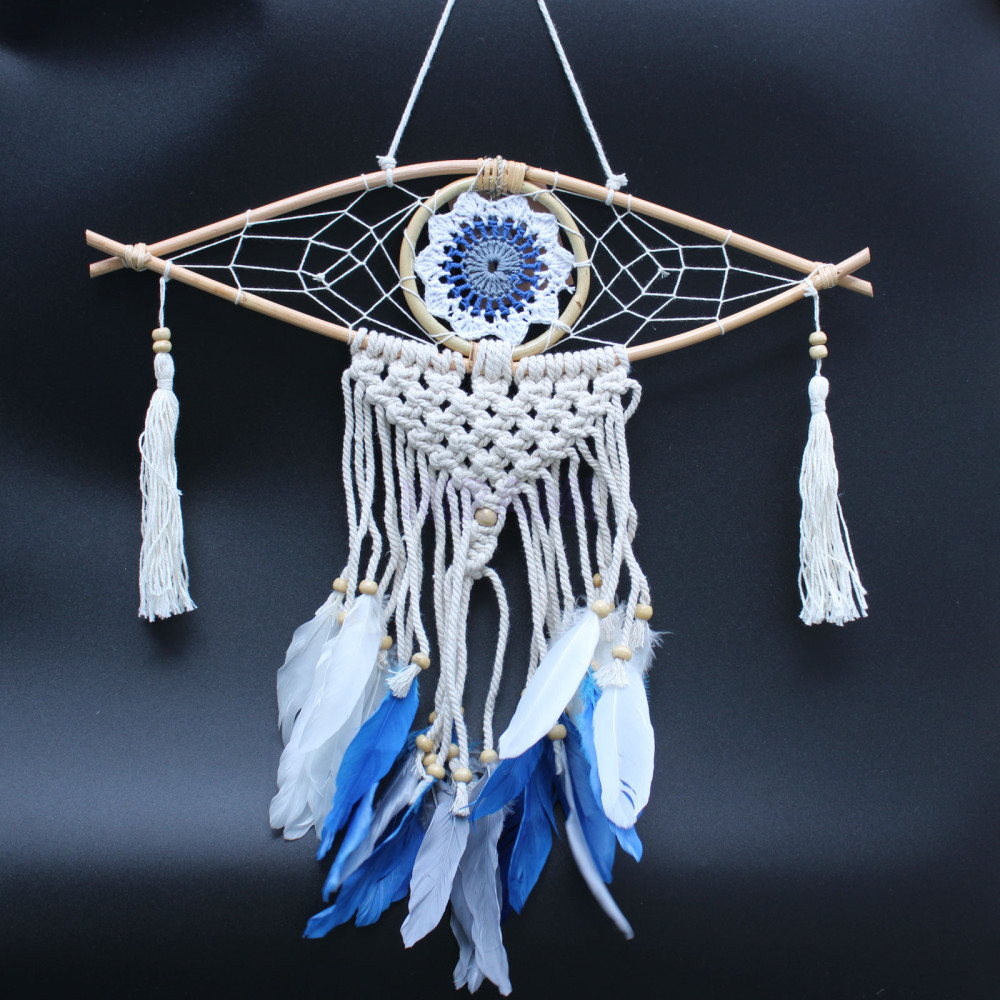Protection dreamcatcher - Sm Macrame Eye Assorted Colours