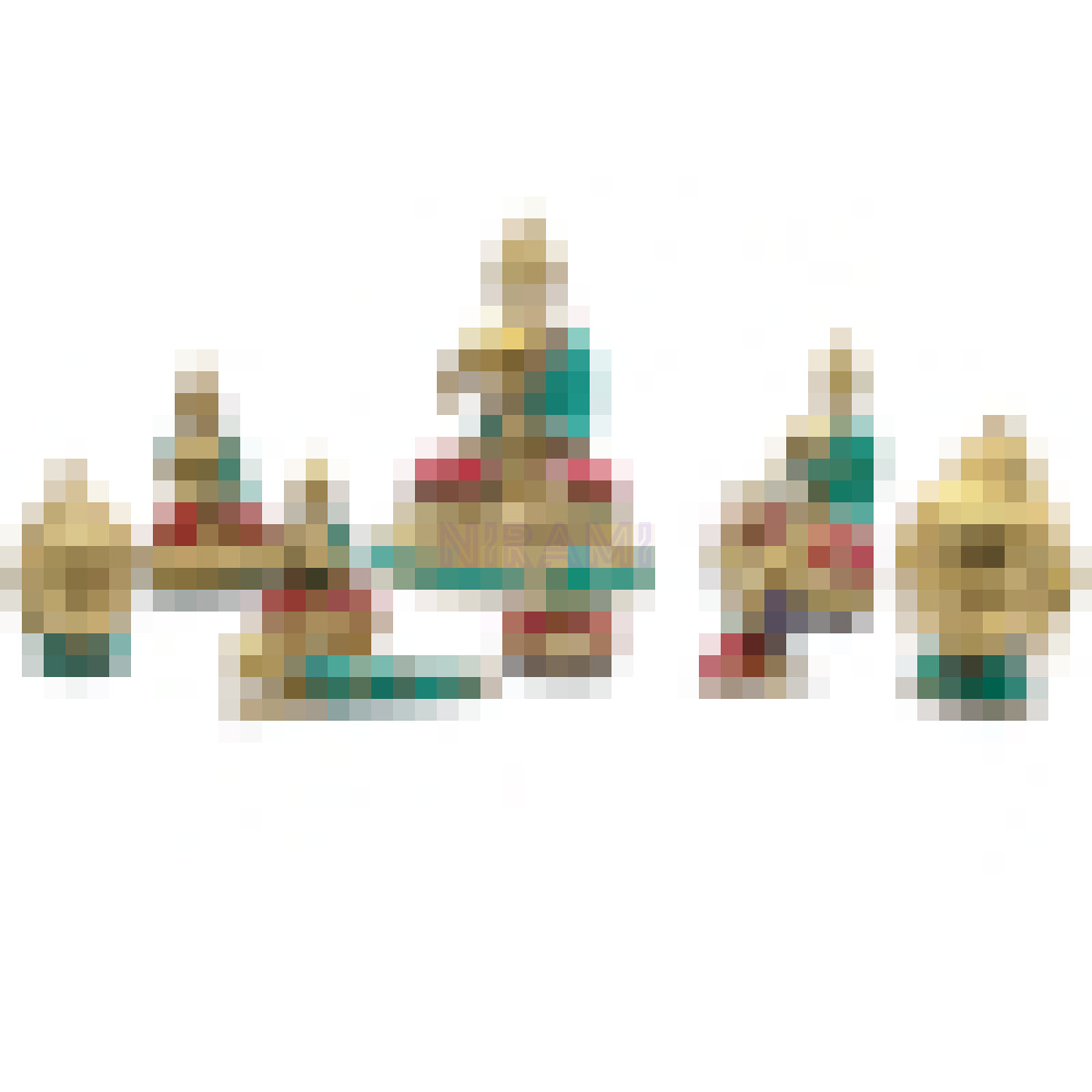 Figura de Buda de Latón - Manos Arriba - 7.5 cm