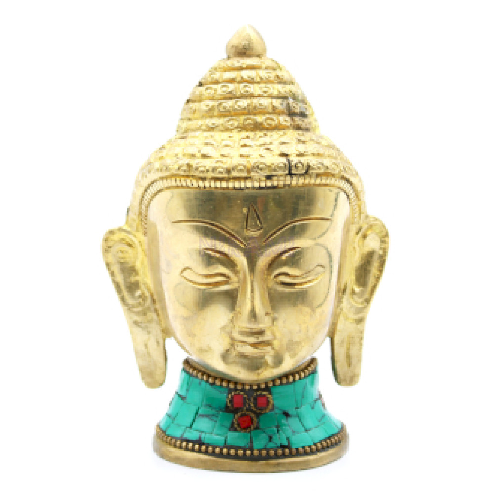 Figura de Buda de Latón - Cabeza Grande- 11.5 cm