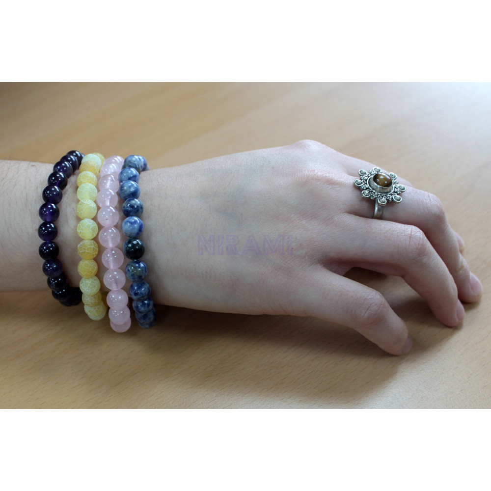 Ágata negra Brazalete de Energía 