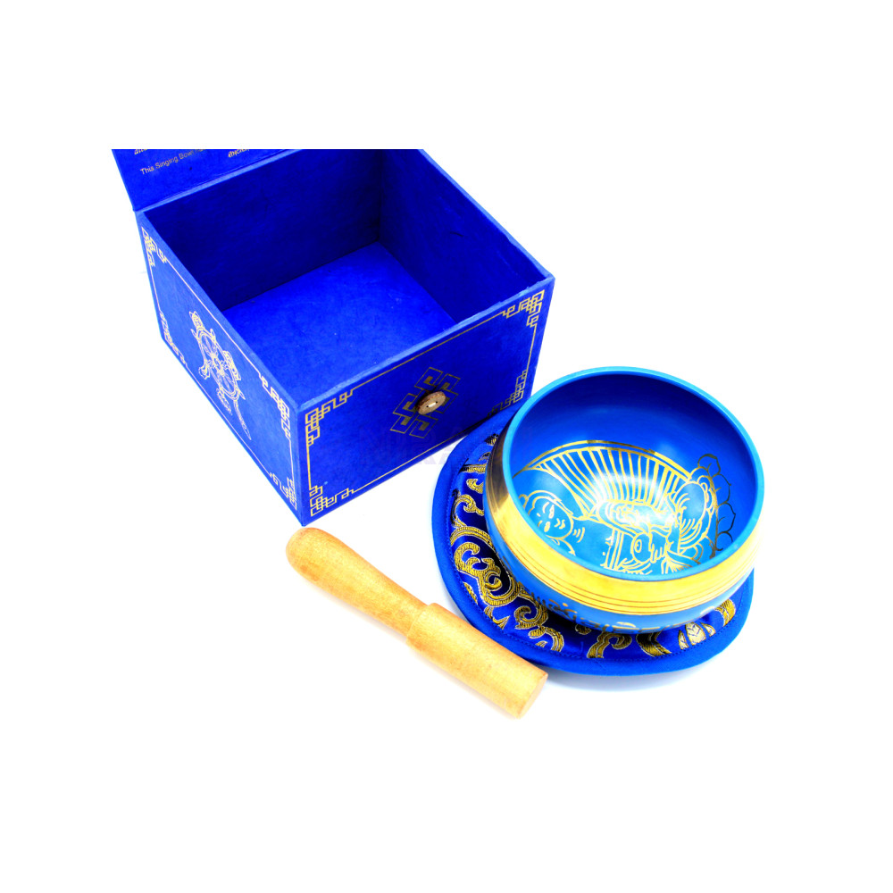 Cuenco tibetano set - Medicina Buda 10cm (min 500gm)