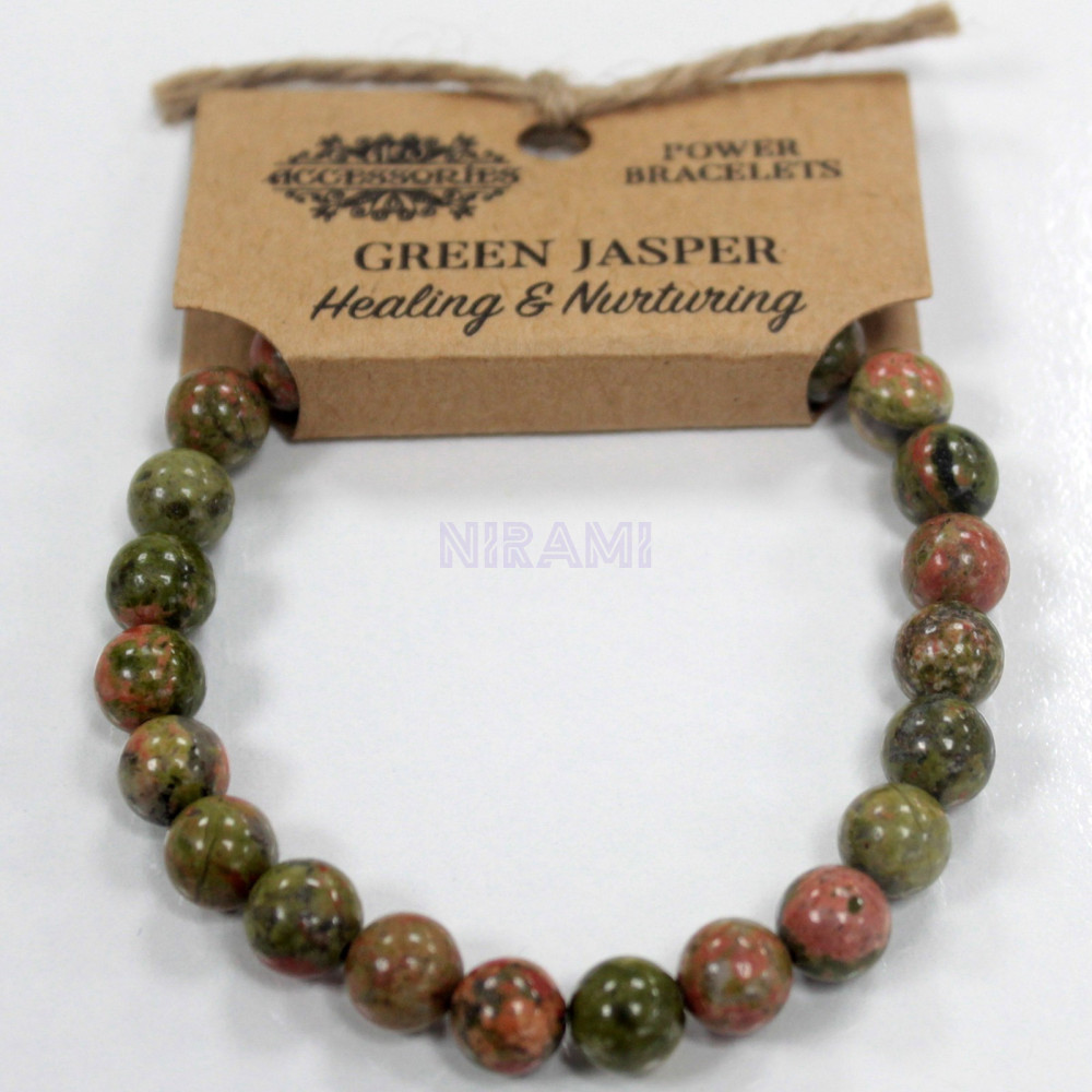 Green Jasper Power Bracelet 