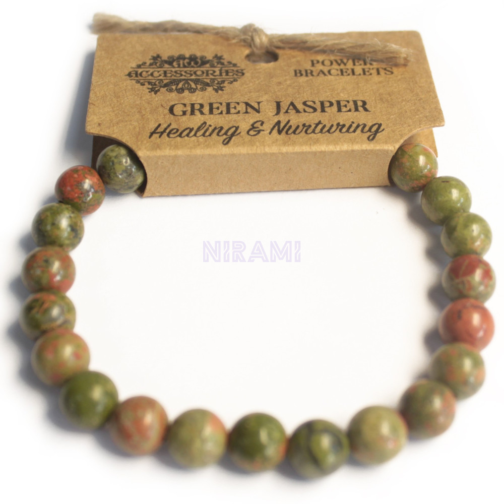 Green Jasper Power Bracelet 