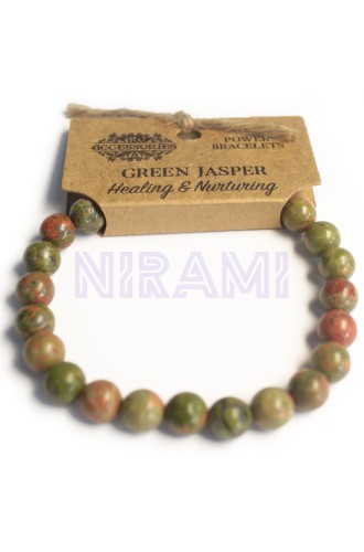 Jaspe verde Brazalete de Energía 