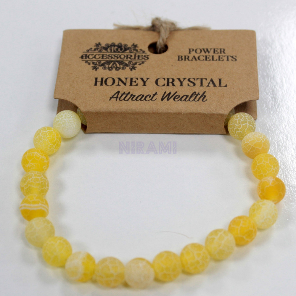 Cristal de miel Brazalete de Energía