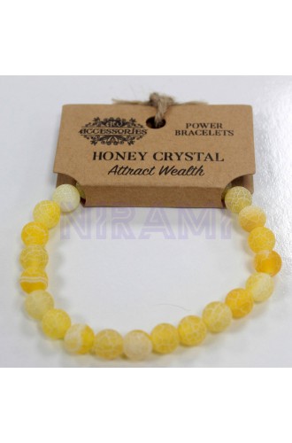 Cristal de miel Brazalete de Energía