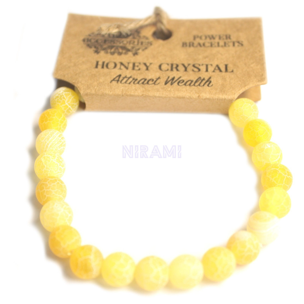 Cristal de miel Brazalete de Energía