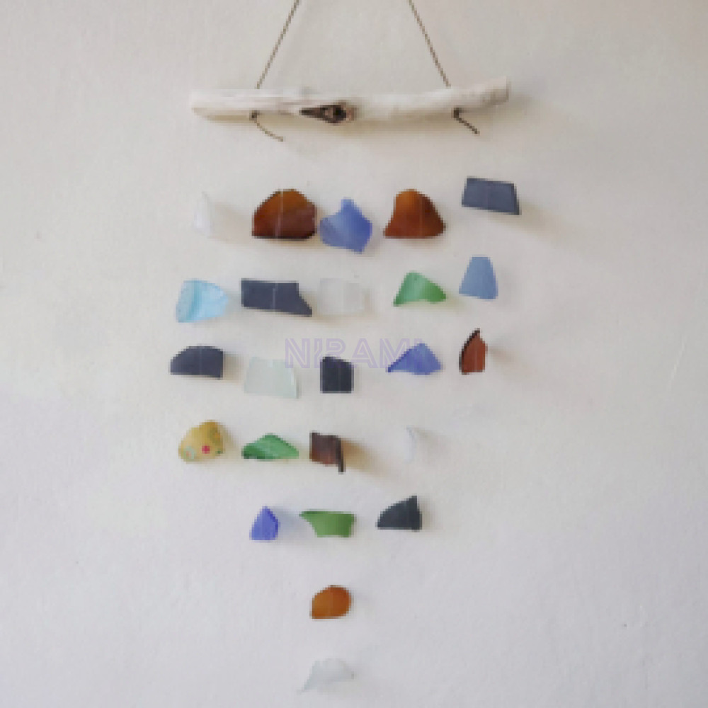 Simple Hanging Five Strings Wind Chime - Multicolored
