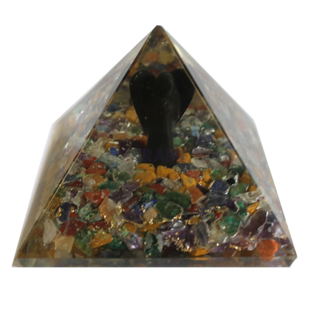 Ángel Lrg Orgonite Pirámide 70mm