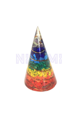 Multigemas Orgonite Cone - 80mm
