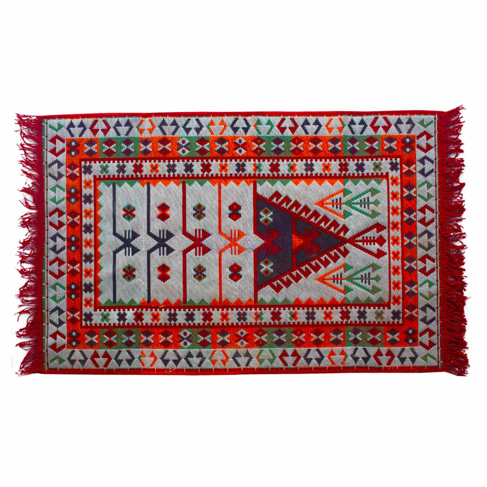 Alfombra Kilim 125x80 cm - Rojo