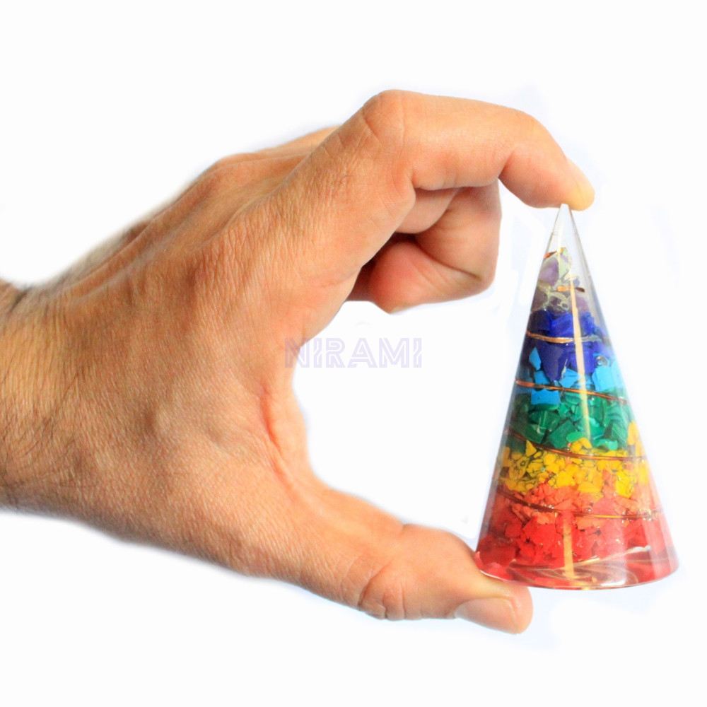 Multigemas Orgonite Cone - 80mm