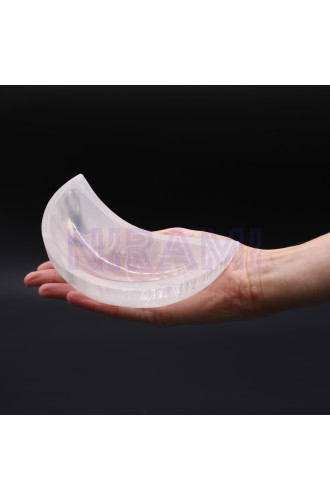 Cuenco de luna selenita - 15cm