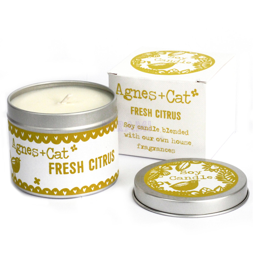 Citrus-Velas en Lata 