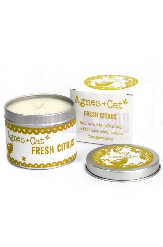 Citrus-Velas en Lata 