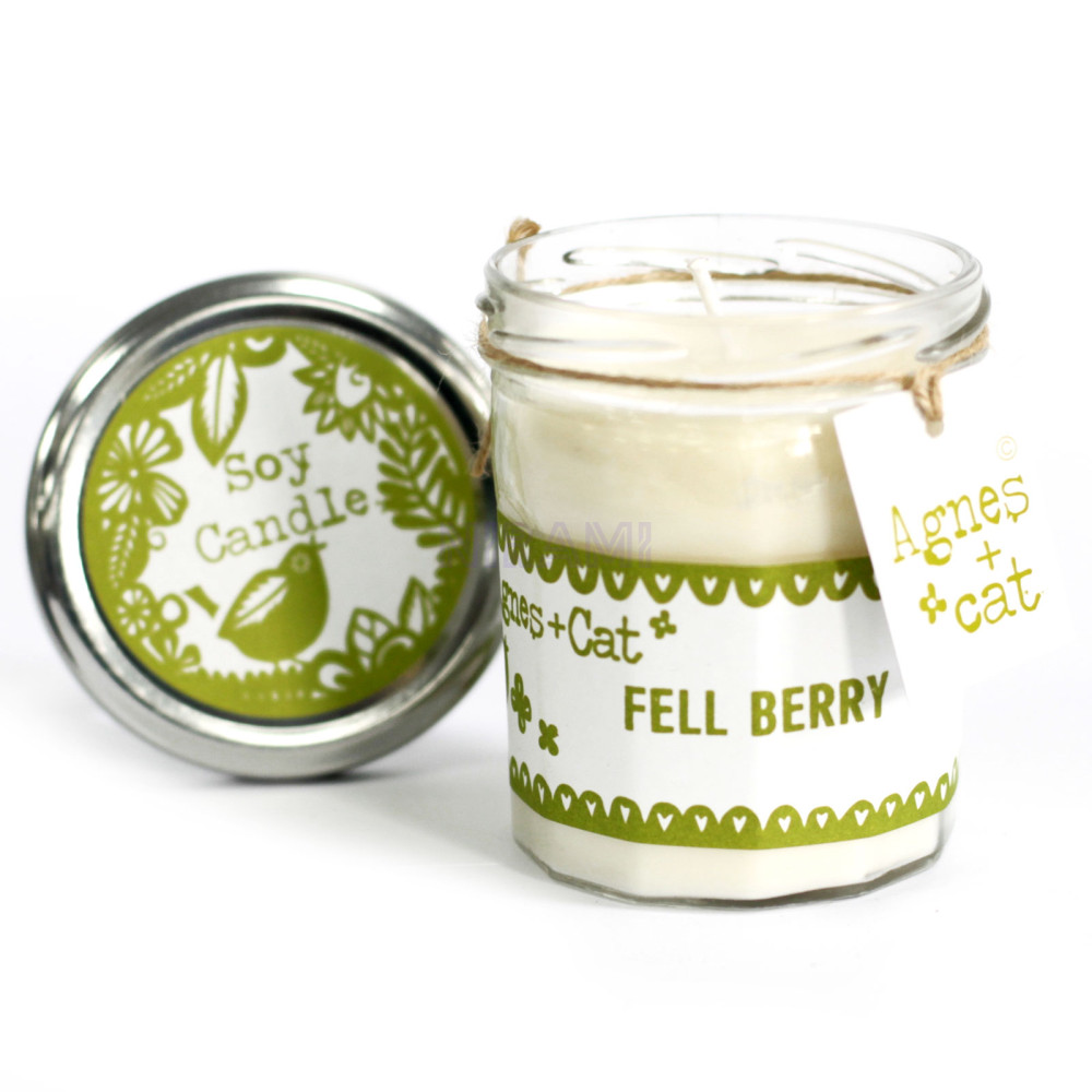 Fell Berry Velas en Bote de Cristal 