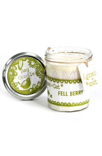 Fell Berry Velas en Bote de Cristal 