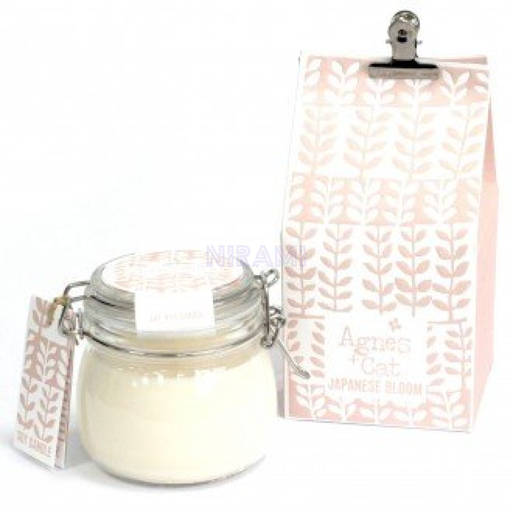 Japanese Bloom Velas en Tarro de Vidrio 
