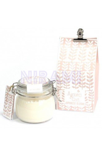 Japanese Bloom Velas en Tarro de Vidrio 