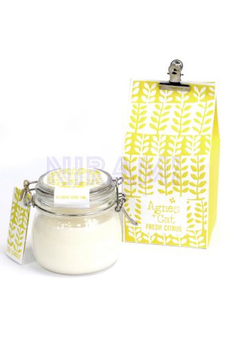 Citrus Velas en Tarro de Vidrio 