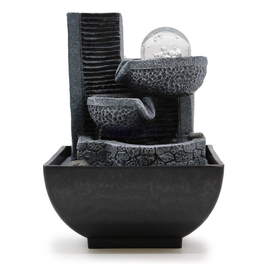 Tabletop Water Fountain - 18cm - Relaxing Vases