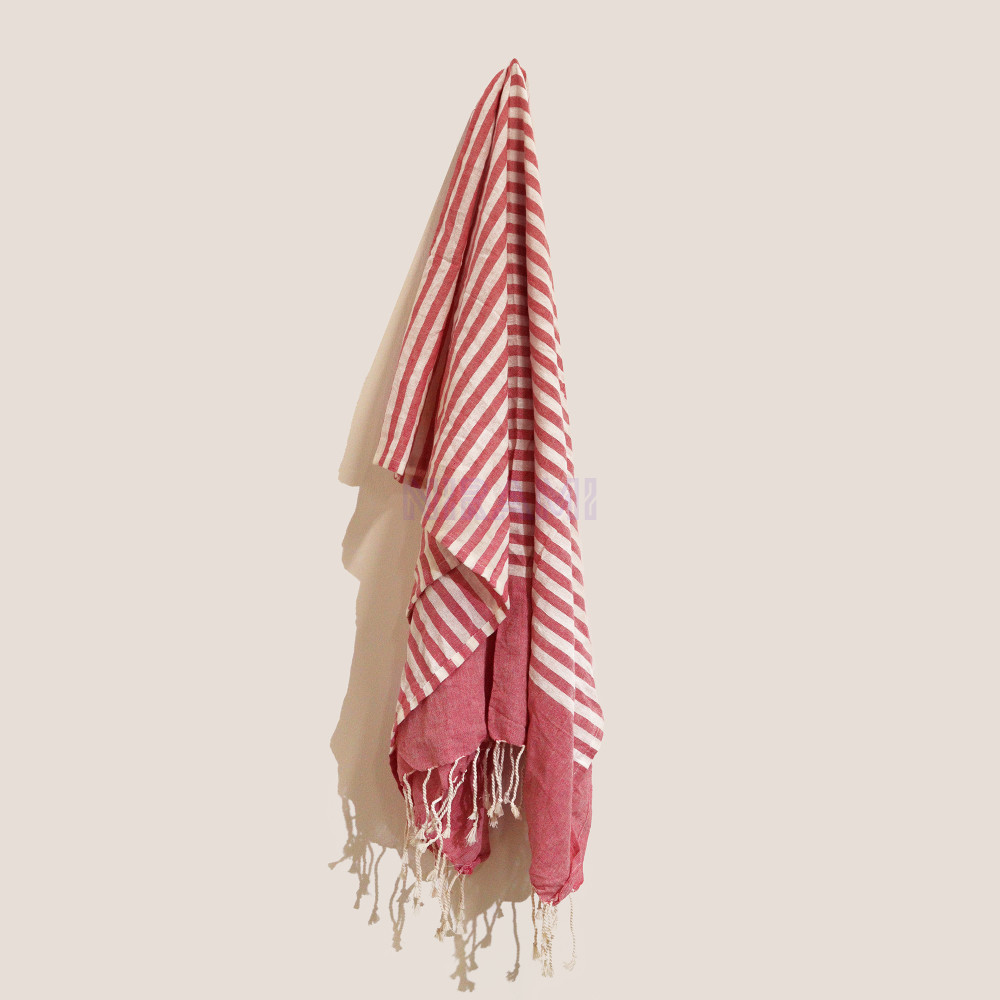 Manta de Algodón Pareo - 100x180 cm - Rosa Caliente