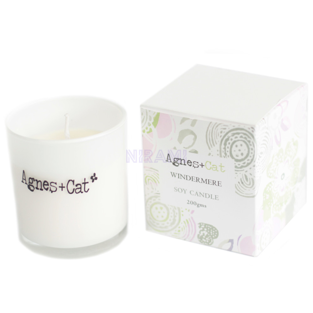 Windermere - Vela en Tarro de Cristal Agnes+Cat 