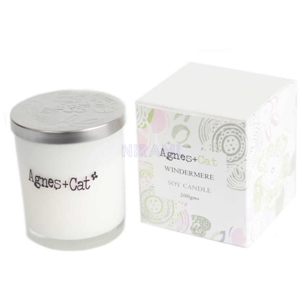 Windermere - Vela en Tarro de Cristal Agnes+Cat 