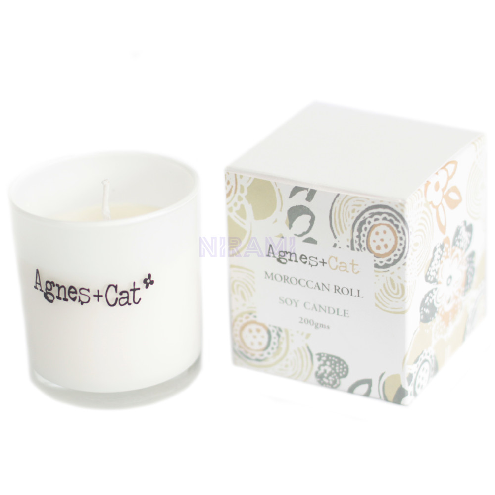 Moroccan Roll - Vela en Tarro de Cristal Agnes+Cat 