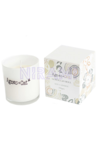 Moroccan Roll - Vela en Tarro de Cristal Agnes+Cat 