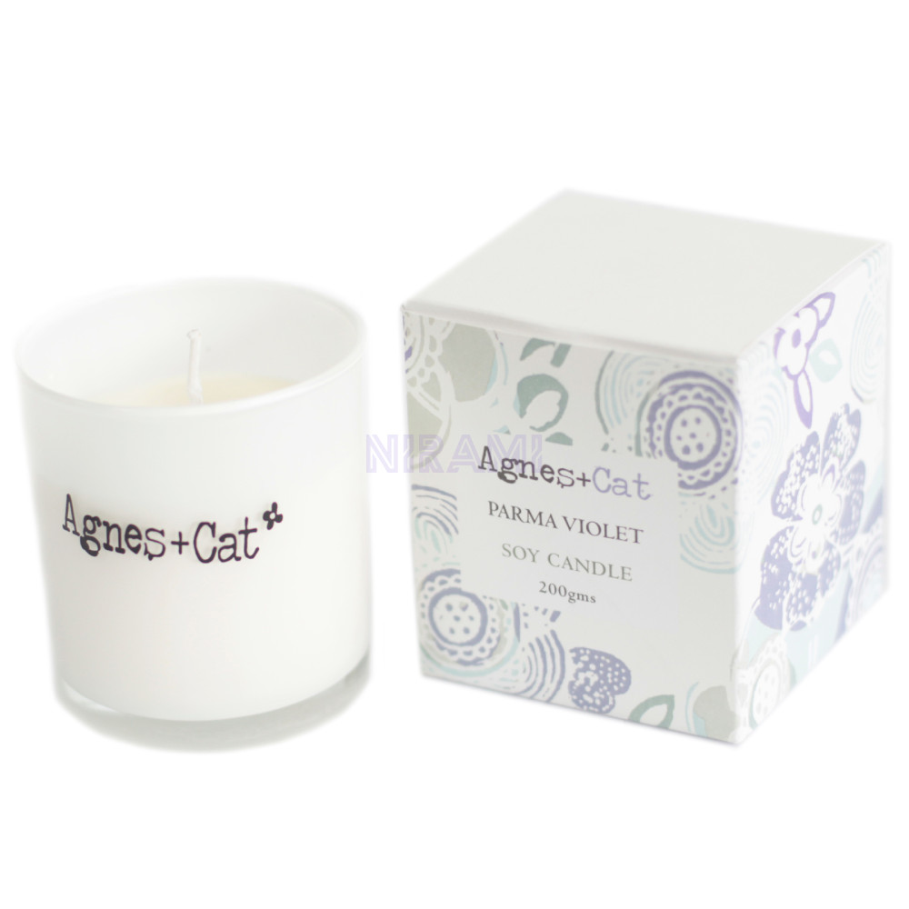 Violeta de Parma - Vela en Tarro de Cristal Agnes+Cat 