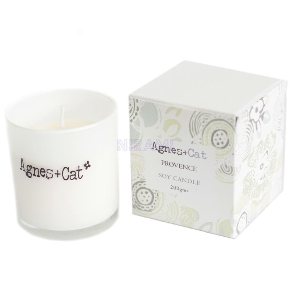 Provence - Vela en Tarro de Cristal Agnes+Cat 