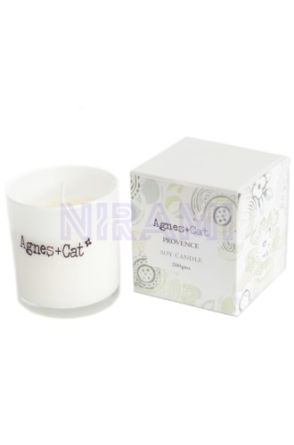 Provence - Vela en Tarro de Cristal Agnes+Cat 