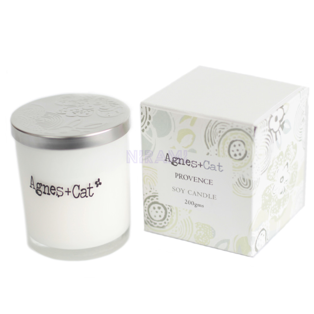 Provence - Vela en Tarro de Cristal Agnes+Cat 